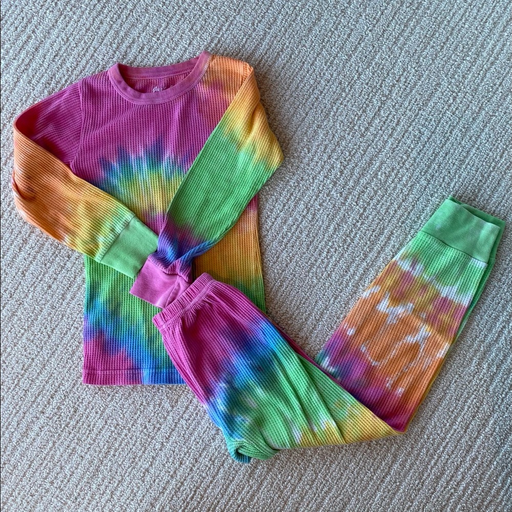 Kids “Just Love“ tie dye Pajama set